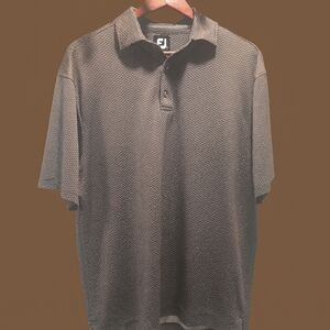 Foot Joy Size L Men's Gray Polo Pre Loved Good Condition